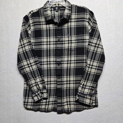 volcom button up flannel plaid shirt size M - Image 1 of 4