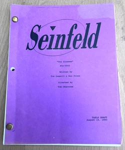 1993 Seinfeld Original Television TV Sitcom Script The Glasses Season 5 Ep. 3 - Picture 1 of 7