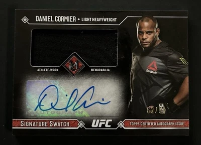 Daniel Cormier 2017 Topps UFC Museum Collection Single Relic Auto 62/99 - Image 1 of 2