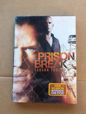 Prison Break the Complete Third (3rd) Season (DVD, 2009, 4-Disc Set) NEW, sealed - Image 1 of 2