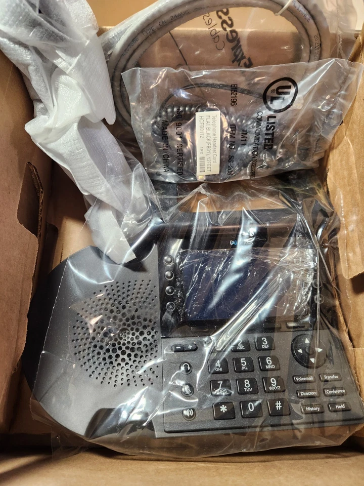 Teléfono de Escritorio para Negocios ShoreTel IP485G Gigabit VoIP NEGRO NUEVO EN CAJA Foto 1 de 2