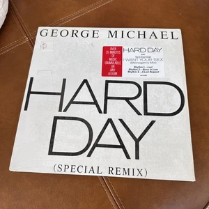 Wham George Michael ~ Hard Day / I Want Your Sex 12"  VINYL 1987 CBS, NM Shrink - Picture 1 of 3