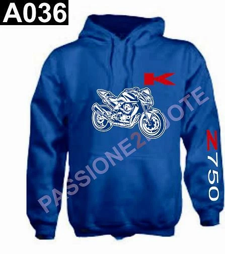Z750 Kapuzenpullover Blau Hoodie Sweatshirt A036 - Bild 1 von 1