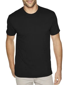 5 PACK OF Next Level Men's Sueded Premium Neck Tee Short Sleeves T-Shirt 6410 - Picture 1 of 4
