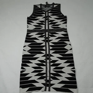 INC International Concepts Size M Pullover Metallic Trim Sleeveless Fitted Dress - Picture 1 of 7