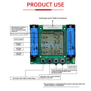 Batteria al litio 18650 modulo tester capacità misurazione digitale alta precisione - Foto 1 di 6