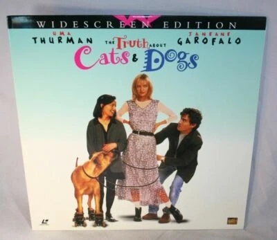 THE TRUTH ABOUT CATS & DOGS LASERDISC COMEDY, UMA THURMAN, WIDESCREEN  BRAND NEW - Image 1 of 4