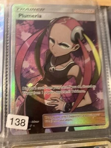 plumeria full art sun moon Pokemon P - Picture 1 of 1