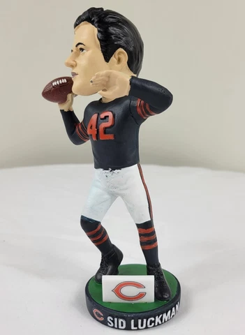 Sid Luckman Bobblehead Chicago Bears 100 Year Giveaway 11/10/19 Cover