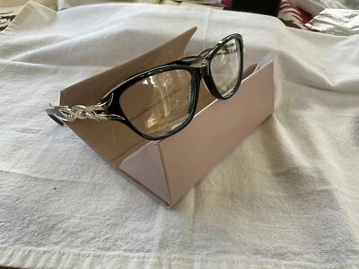 Новая пластиковая рамка Tura TE232 черная 53-15-135 жемчужная отделка дужина - Изображение 1 из 4