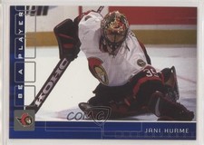 2001-02 ITG Be A Player Memorabilia Sapphire /100 Jani Hurme #144