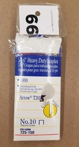 Master Mechanic 5/16" Schwerlast Heftklammern - 1000 Stück - # 10 schmale Krone - 99516 - Bild 1 von 2