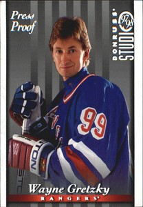 1997-98 (RANGERS) Studio Press Proofs Silver #1 Wayne Gretzky /1000
