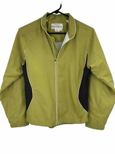 Footjoy Womens Green Lightweight Jacket Size XS Green Windbreaker Zipper Golf - Picture 1 of 7