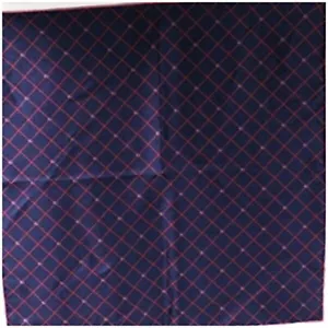 GUCCI Estola Bufanda Paño Moda 17.72in × 17.72in 100% Seda Azul Marino Auténtico - Imagen 1 de 24