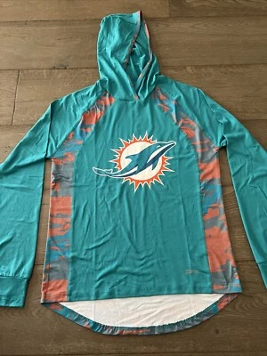 NFL Miami Dolphins Mujer Ligero Estampado Camuflado Sudadera con Capucha Talla M Foto 1 de 3