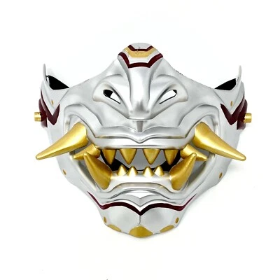 Máscara facial estilo steampunk media parte inferior disfraz de Halloween disfraces fiesta Foto 1 de 4