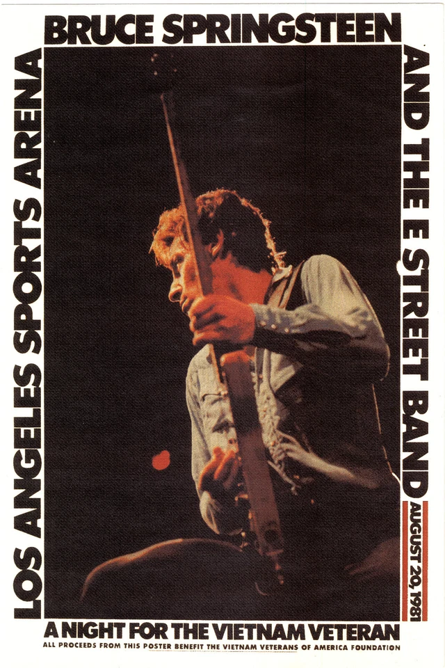 BRUCE SPRINGSTEEN  Concert Poster 12"x18" FREE SHIPPING - Image 1 of 1