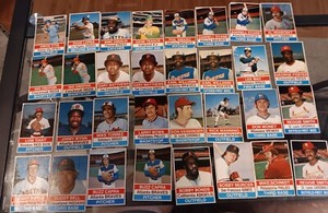 1976 Hostess Baseball Card Lot of 32 NIEKRO..BONDS..TIANT..EVANS..SCHMIDT..DOYLE