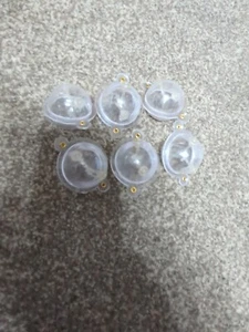 Clear Bubble Floats Job Lot Of 6 To Make Postage Cost Effective Floater Bait New - Picture 1 of 4