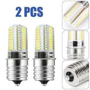 2x E17 LED Bulb Microwave Oven Light Dimmable Warm White 2700K Light Quality - Picture 1 of 8