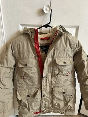 Boys Land's End Fleece Lined Waterproof Down Parka - Image 1 of 4