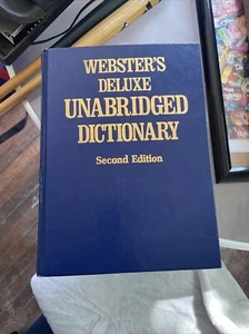 Vintage 1983 Webster's New Universal Unabridged Deluxe Second Edition Dictionary - Picture 1 of 7