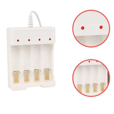 4 Slot Battery Charger For AA AAA Rechargeable Ni-MH Ni-CD Li-Ion Batteries - Image 1 of 4