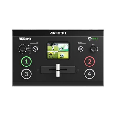 RGBlink Mini Video Mixer Switcher with 4 x HDMI Inputs 2K Input/Output Real T... - Image 1 of 4