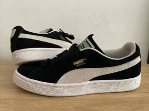 Men Puma Suede Classic sneaker 5US/ 4UK/ 37EUR. Black. 352634 03 - Picture 1 of 12