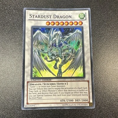 Stardust Dragon CT07-EN021 Super Rare Limited Edition Yugioh NM JL - Image 1 of 2