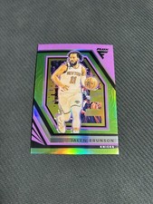 2022-23 PANINI FLUX JALEN BRUNSON PINK GREEN #ed /5 NEW YORK KNICKS