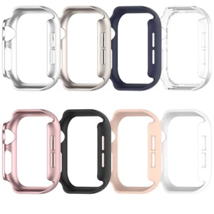 Half-wrapped PC Case Protective Face Cover Bumper for iWatch Series 10 42MM/46MM - Photo 1 sur 27