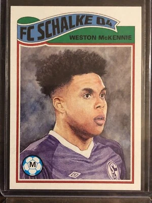 2019 Topps Living UCL UEFA Champions League #3 Weston McKennie FC Schalke 04 - Image 1 of 2