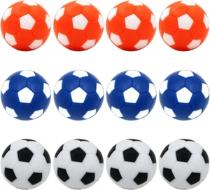 12 Pack 32Mm Multicolor Foosball Balls - Table Football Soccer Replacement Balls - Picture 1 of 12