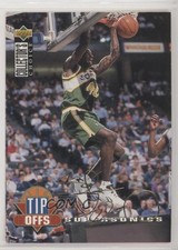 1994 Collector's Choice International Tip Offs Italian Gold Signature Shawn Kemp