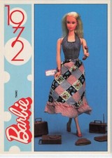 1991 Action/Panini Another First For Barbie 1972 #60 Busy Barbie
