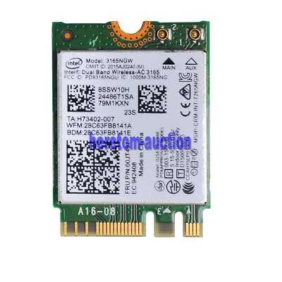 New Antenna Wifi Card 00JT497 For Lenovo ThinkCentre M710Q M720Q M920Q M920X - Image 1 of 4
