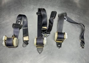 2001 - 2006 Nissan Sentra Drivers & Passengers Rear Seat Belts (OEM) Black #1 - Picture 1 of 2