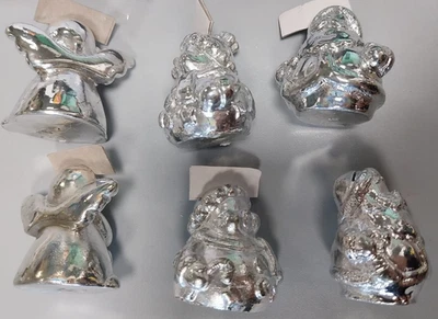 Segnaposto set 6 pezzi LF codice CH1361 soggetti assort. con pinza color argento - Immagine 1 di 4