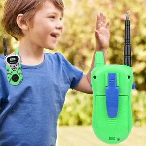 (Zielony) 2 szt. Dzieci Mini Dwukierunkowe Radio Walkie Talkie Zabawka Bezprzewodowa - Zdjęcie 1 z 13