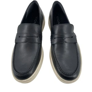 Mocasines sin cordones Vionic para hombre 8,5 Thompson de cuero negro - Imagen 1 de 9