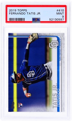 Topps Fernando Tatis #410 2019 PSA 9 Foto 1 de 2