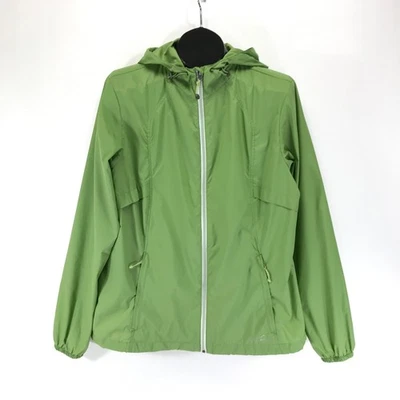 Chaqueta cortavientos Eddie Bauer con capucha para mujer XL verde ligera al aire libre Foto 1 de 4