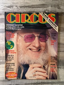S CIRCUS Magazine MARCH 1974 JOHNNY WINTER, BLACK SABBATH, YES, SUSAN WARFORD, & - Picture 1 of 7