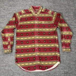 Vintage Woolrich Flannel Shirt Men Medium Aztec Southwestern Print Chamois USA - Picture 1 of 13