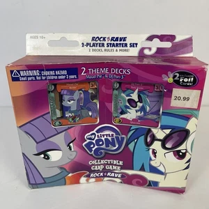My Little Pony Rock N Rave Gioco di Carte da Collezione TCG 2 Giocatori Starter Set Hasbro - Foto 1 di 8