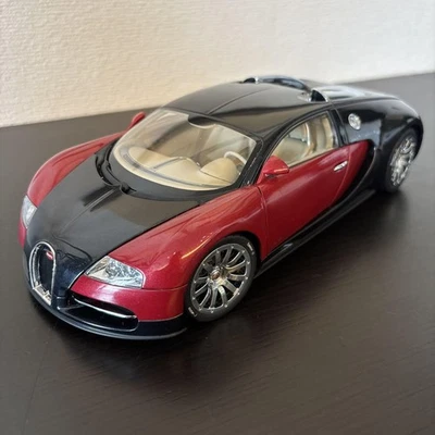 AutoArt Bugatti Veyron 16.4 1/18 Limited Model série 2213 noir rouge métal - Photo 1/4