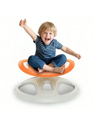 Silla giratoria sensorial, silla giratoria sensorial para niños autistas, sentarse y girar Foto 1 de 4