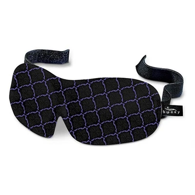 Ultra Lightweight Contoured Sleep Mask Lattice Plaid Light Blocking Eye Cover - Image 1 of 4